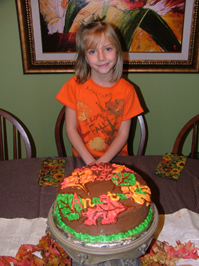 Anastasia with birthday cake resized